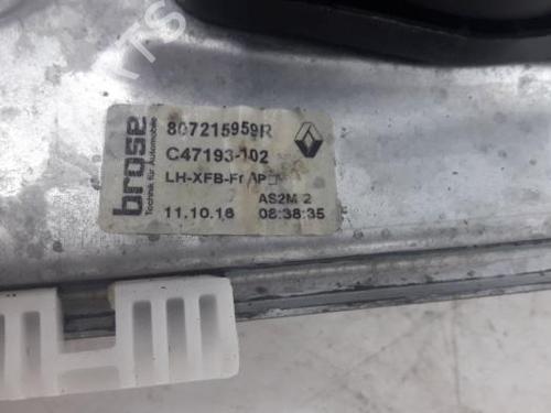 Front left window mechanism RENAULT MEGANE IV Hatchback (B9A/M/N_) 1.2 TCe 100 (B9MS) | BP31394799C22 