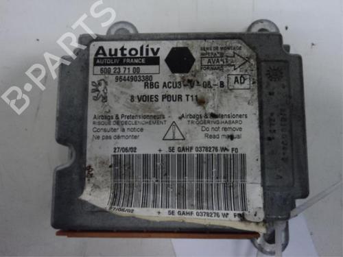 Used ECU airbags PEUGEOT 206 Hatchback (2A/C) 1.4 HDi eco 70 (68 hp) 31515387