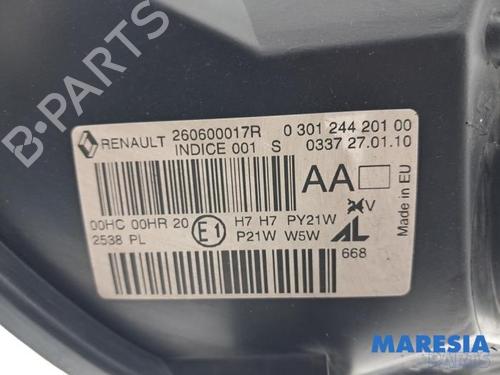 Left headlight RENAULT MEGANE III Hatchback (BZ0/1_, B3_) 1.6 16V (BZ1B, BZ1H) | BP40462821C28 - Image 6