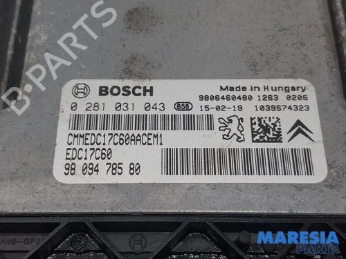 Engine control unit (ECU) CITROËN C4 CACTUS 1.6 BlueHDi 100 | BP31411335M57 