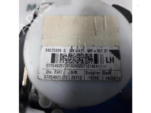 Rear left seatbelt FIAT 500 (312_) 0.9 (312AXG1A, 312.AXG11) | BP31422419I29 