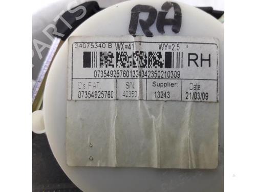 Rear right seatbelt FIAT 500 (312_) 1.2 (312AXA1A) | BP31415539I28