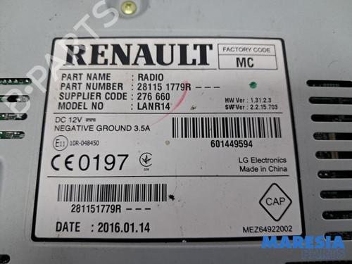 Radio RENAULT MEGANE IV Hatchback (B9A/M/N_) 1.2 TCe 130 (B9MR) | BP31816729E6