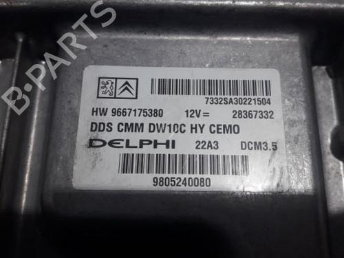 Engine control unit (ECU) PEUGEOT 508 I (8D_) 2.0 HDi Hybrid4 AWC | BP31438441M57