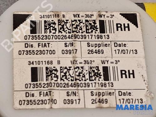 Front right seatbelt FIAT 500 (312_) 1.2 (312AXA1A) | BP31417046I25