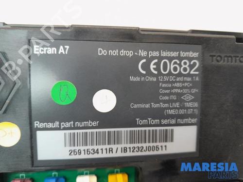 Display monitor RENAULT MEGANE III Grandtour (KZ0/1) 1.2 TCe (KZ2B, KZ11) | BP31514124C48