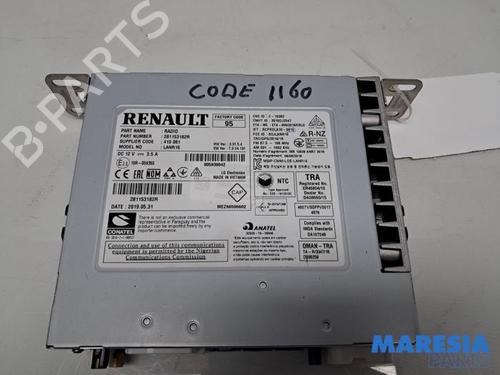 Radio RENAULT MEGANE IV Hatchback (B9A/M/N_) 1.2 TCe 130 (B9MR) | BP31530459E6