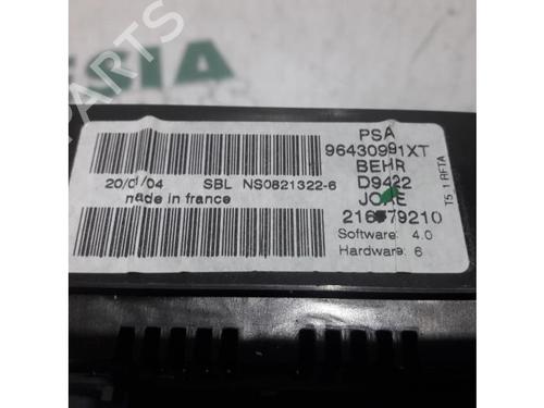 Climate control PEUGEOT 307 CC (3B) 2.0 16V | BP31484382I5 - Image 3