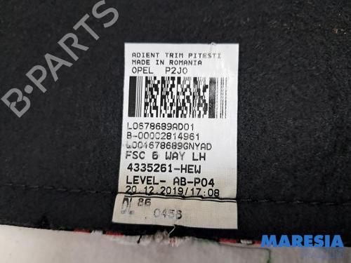 Left front seat OPEL CORSA F (P2JO) 1.2 (68) | BP40093173C15  - Image 5