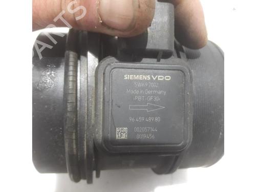 Mass air flow sensor PEUGEOT 607 (9D, 9U) 2.2 HDi | BP31383274M95