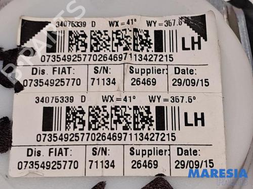 Rear left seatbelt FIAT 500 (312_) 0.9 (312AXN1A) | BP31443686I29