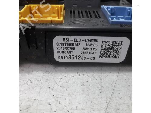 Engine control unit (ECU) CITROËN JUMPY III Van (V_) 1.6 BlueHDi 115 | BP31517663M57