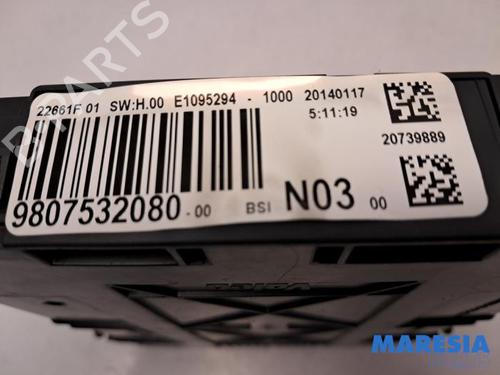 Engine control unit (ECU) PEUGEOT 2008 I (CU_) 1.2 VTi | BP31417285M57 