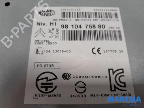 Radio CITROËN C4 CACTUS 1.2 VTi 82 | BP31452385E6