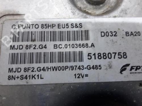 Engine control unit (ECU) FIAT PUNTO EVO (199_) 1.3 D Multijet | BP31447536M57 