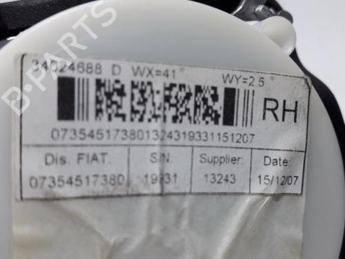 Rear right seatbelt FIAT 500 (312_) 1.2 (312AXA1A) | BP31431011I28 - Image 3