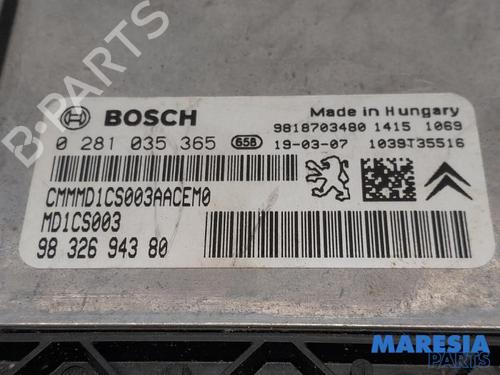 Engine control unit (ECU) PEUGEOT 2008 I (CU_) 1.5 BlueHDI 100 | BP31410558M57