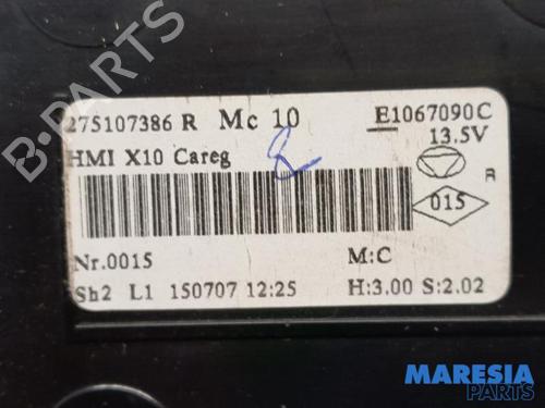 Climate control RENAULT ZOE Hatchback Van (BFM_) Electric (BFME) | BP31441061I5