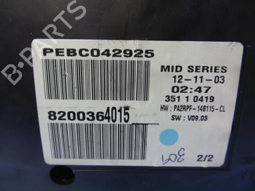 Instrument cluster RENAULT MEGANE II Saloon (LM0/1_) 1.6 | BP31453984C47