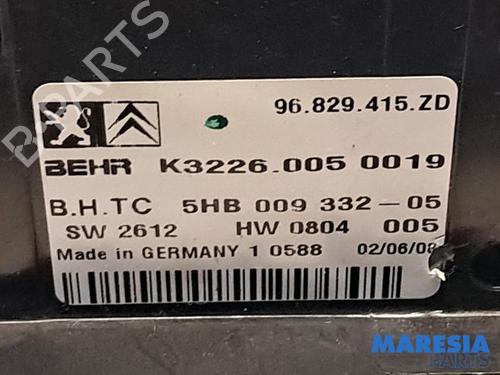 Climate control CITROËN C5 III Break (RW_) 2.0 i 16V (RWRFJC, RWRFJF) | BP31484905I5 