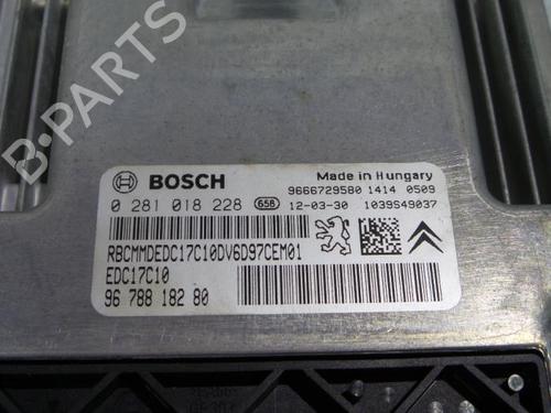 Engine control unit (ECU) PEUGEOT 208 I (CA_, CC_) 1.6 HDi | BP31383845M57