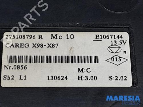 Climate control RENAULT CAPTUR I (J5_, H5_) 1.5 dCi 90 (J5N4, J5M5, J5MW, J5M6, J5AL, J5AJ) | BP31416612I5 