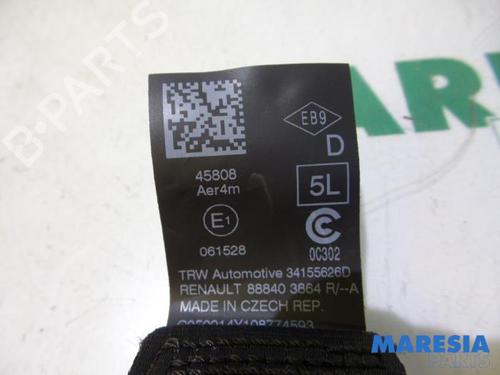 Rear right seatbelt RENAULT TWINGO III (BCM_, BCA_) 1.0 SCe 70 | BP31506412I28