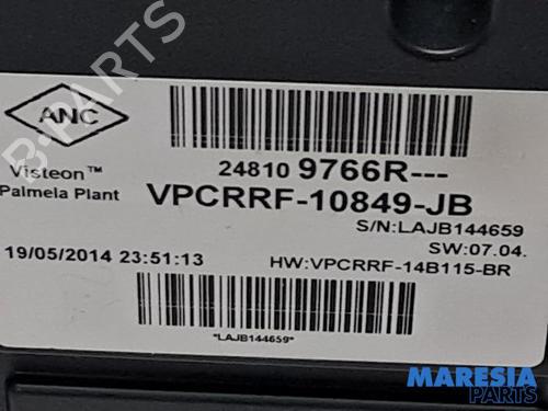 Instrument cluster RENAULT CLIO IV Grandtour (KH_) 1.2 TCe 120 (KHM0) | BP31419463C47 