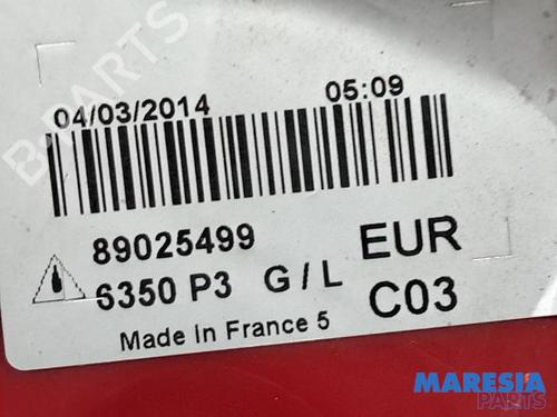 Left taillight PEUGEOT 307 (3A/C) 1.4 16V | BP31462403C34 