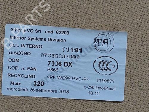 Front right panel FIAT DUCATO Van (250_) E-Ducato (250DPE) | BP37229135C59 - Image 3
