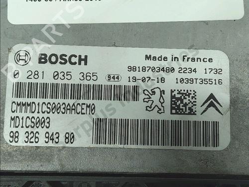 Engine control unit (ECU) PEUGEOT PARTNER Box Body/MPV (K9) 1.5 BlueHDi 100 | BP36946280M57  - Image 5