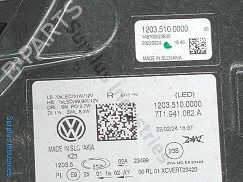 Højre forlygte VW MULTIVAN T7 (STM, STN) 1.4 eHybrid | BP31955662C29 - Image 7