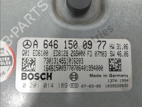 Engine control unit (ECU) MERCEDES-BENZ VIANO (W639) CDI 2.2 (639.711, 639.713, 639.811, 639.813, 639.815) | BP34615989M57 - Image 4