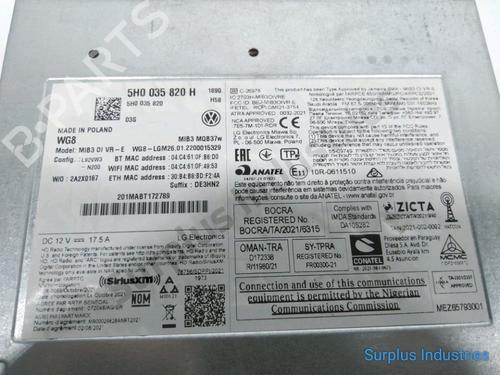 Radio VW MULTIVAN T7 (STM, STN) 1.4 eHybrid | BP35972793E6 - Image 4