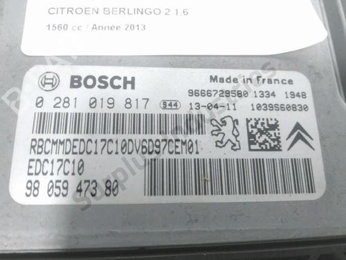 Engine control unit (ECU) PEUGEOT PARTNER Box Body/MPV (5_, G_) | BP33686554M57 - Image 4