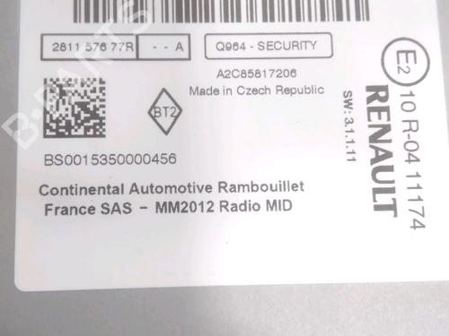 Radio RENAULT TRAFIC III Van (FG_) 1.6 dCi 120 (FGMB, FGMC) | BP33733848E6 - Image 6