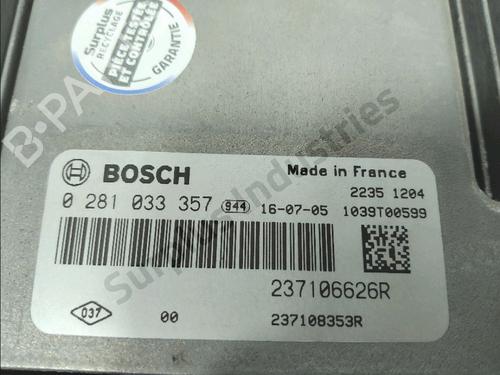 Engine control unit (ECU) FIAT TALENTO Van (296_) 1.6 D | BP35808397M57 - Image 5