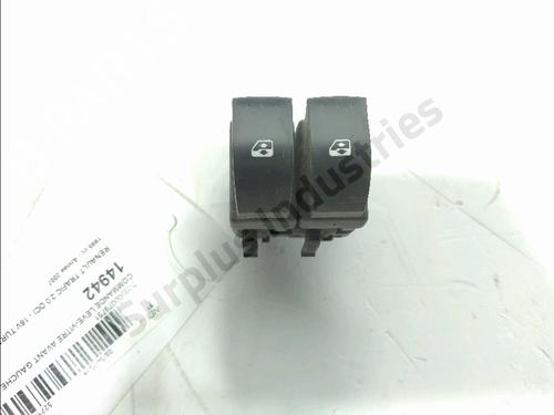 Used Left front window switch Left front window switch RENAULT TRAFIC II Van (FL) 2.0 dCi 90 (FL0H, FL00, FL01, FL0M, FL0P, FL0S) (90 hp) 34205557 34205557