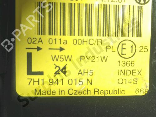 Left headlight VW TRANSPORTER T5 Van (7HA, 7HH, 7EA, 7EH) 1.9 TDI | BP31955684C28 - Image 6
