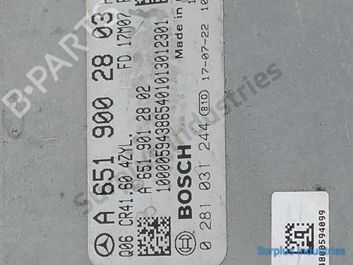 Engine control unit (ECU) MERCEDES-BENZ VITO Van (W447) 119 CDI / BlueTEC (447.601, 447.603, 447.605) | BP31954058M57 - Image 2