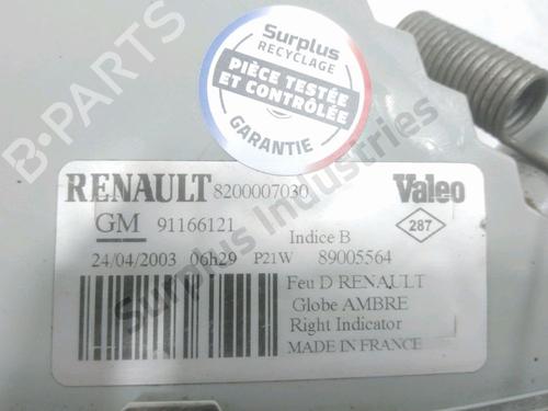 Right front indicator RENAULT TRAFIC II Van (FL) 1.9 dCi 80 (FL0B) | BP33867060C33 - Image 5