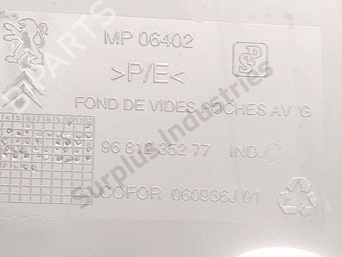 Front left panel CITROËN BERLINGO Box Body/MPV (B9) 1.6 HDi 90 | BP33867034C58 - Image 5