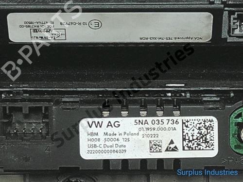 Middle console VW MULTIVAN T7 (STM, STN) 1.4 eHybrid | BP35972792I22 - Image 9