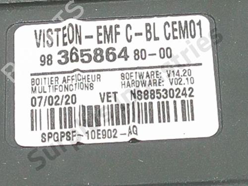 Radio PEUGEOT EXPERT Van (V_) 2.0 BlueHDi 150 | BP31954894E6  - Image 6