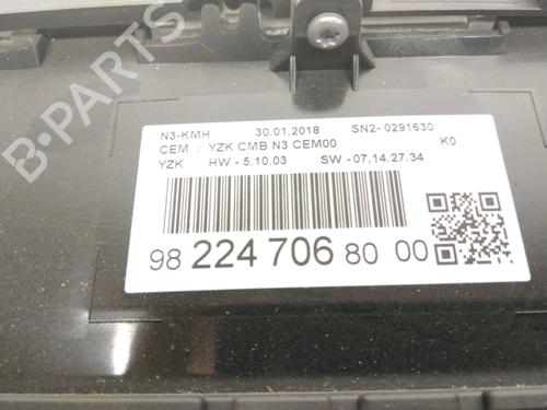 Instrument cluster CITROËN JUMPY III Van (V_) 1.6 BlueHDi 115 | BP37870147C47 - Image 5