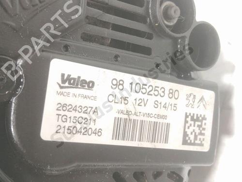 Alternator CITROËN BERLINGO Box Body/MPV (B9) 1.6 HDi / BlueHDi 75 | BP33733815M7 - Image 5