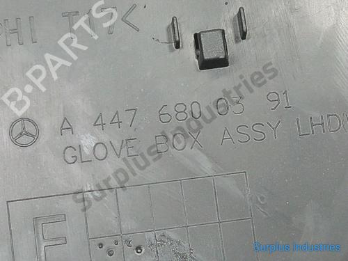 Glove box MERCEDES-BENZ VITO Van (W447) 119 CDI / BlueTEC (447.601, 447.603, 447.605) | BP31954871C95  - Image 5