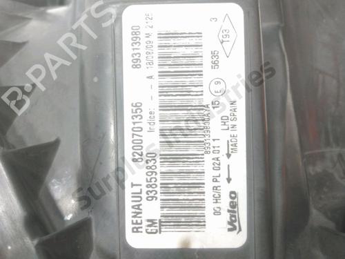 Right headlight RENAULT TRAFIC II Bus (JL) 2.0 dCi 115 (JL00, JL01, JL0H, JL0M, JL0U) | BP31955669C29  - Image 6