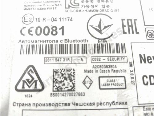 Radio RENAULT MASTER III Van (FV) 2.3 dCi 165 RWD (FV0P, FV0U, FV10, FV12, FV1E) | BP37658420E6 - Image 5