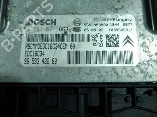 Engine control unit (ECU) CITROËN C4 Coupe (LA_) 1.6 HDi | BP39121899M57 - Image 2